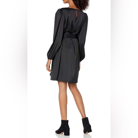 NEW! The Drop Womens Size XXL @Shopdandy Belted Silky Stretch Dress - Picture 6 of 10